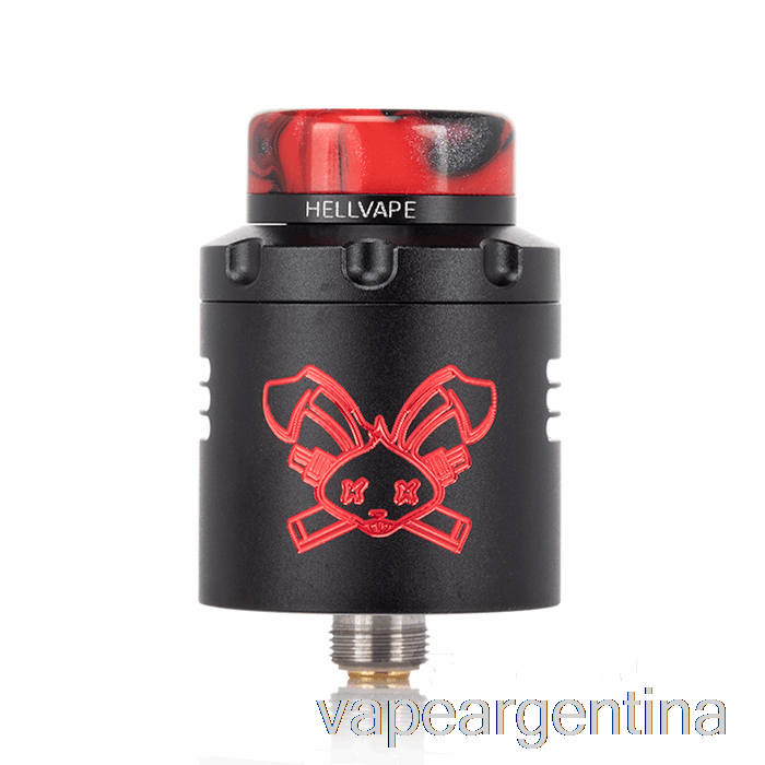 Hellvape Dead Rabbit V3 24mm Rda Negro Rojo Vape Descartable